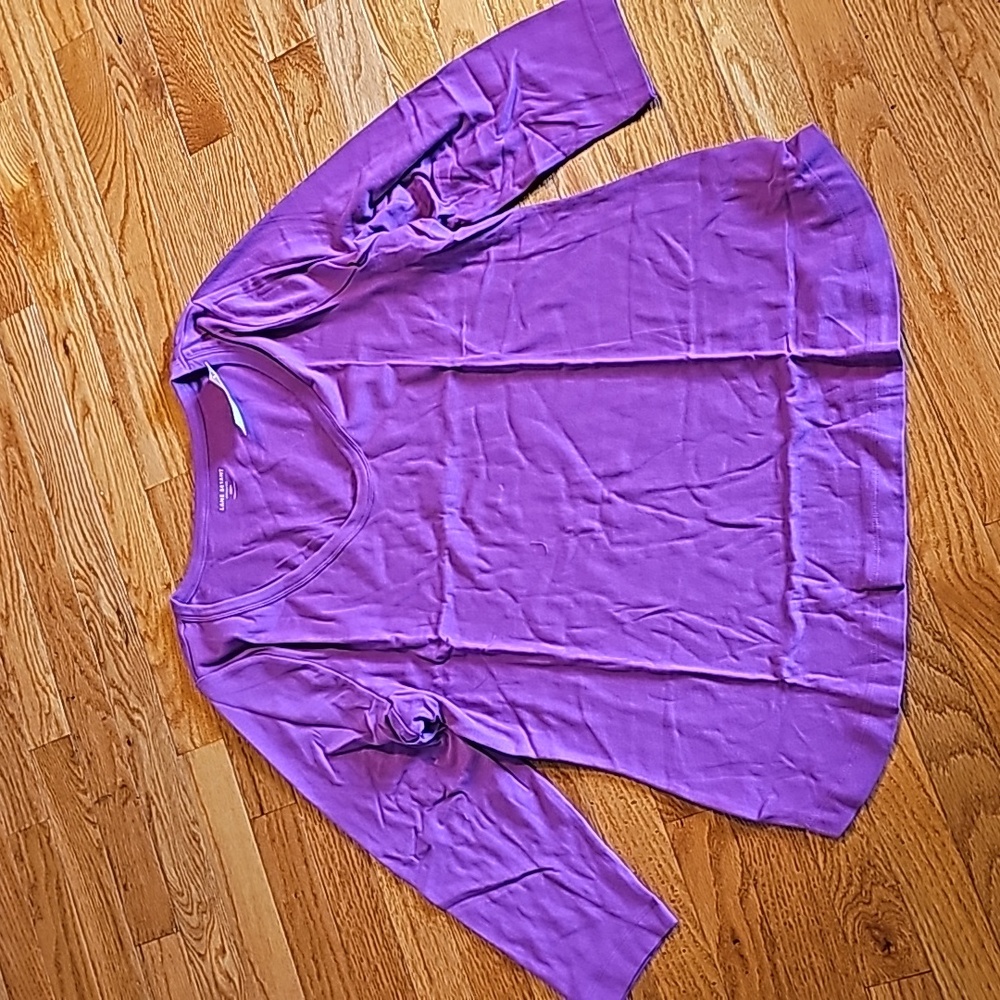 Long sleeve purple tee 22/24